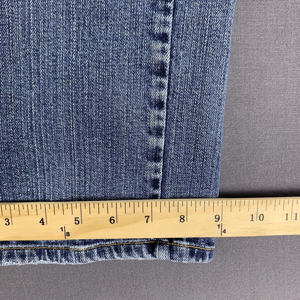 Lucky Brand Dungarees Jeans Mens 38x29 Blue Straight Leg Button Fly USA Made - Picture 15 of 16